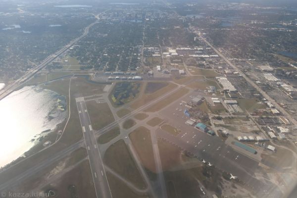 Orlando Executive Airport.  Whoever thought it was a good idea to have a small airport right under the approaches to Orlando International Airport??